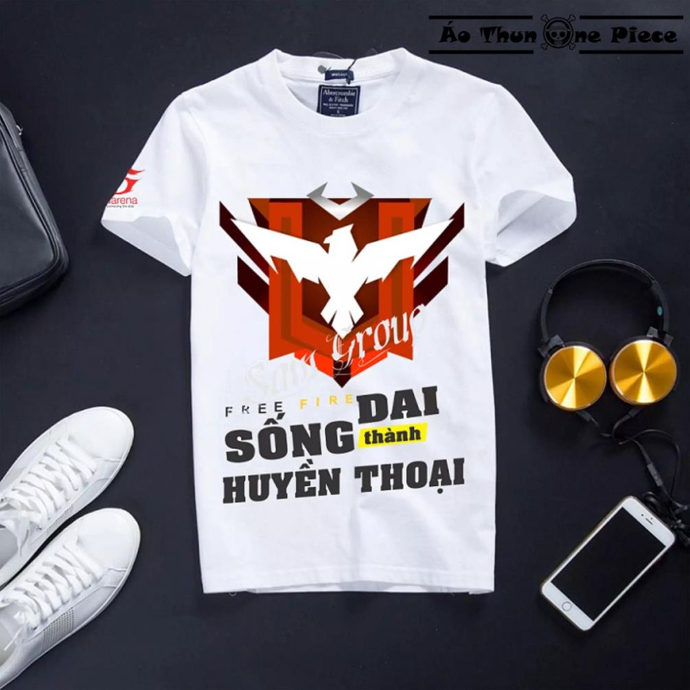 ️เสื้อยืด Free Fire Rank "Legendary Living" - เสื้อยืด Free Fire