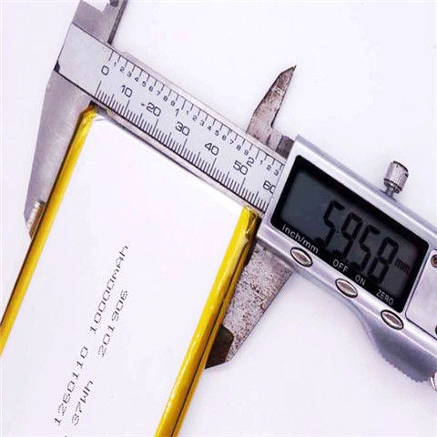 ✅┋♂♛แบตเตอรี่โพลิเมอร์ 1260110 แบตเตอรี่ลิเธียม 3.7 โวลต์ 10000 มิลลิแอมป์ชั่วโมงไร้สายชาร์จสมบัติคอ