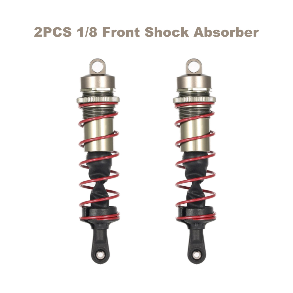โช๊คอัพหน้า หลัง โลหะ ขนาด 120 มม. 140 มม. สําหรับรถแข่ง รถบรรทุกบังคับ 1/8 JLB HSP EM HPI 4 ชิ้น - รูปที่ 4