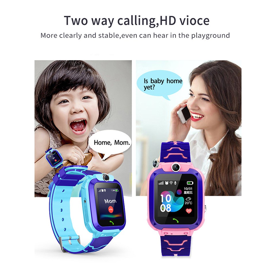 ♛✑สมาร์ทวอทช์เด็ก นาฬิกาอัจฉริยะ นาฬิกาโทรศัพท์มือถือสำหรับเด็ก SOS Phone Watch Smart Watch for Kids