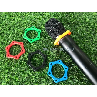 ยางกันกลิ้งไมค์ลอย (ราคาต่อแพ็ค 10 ตัว) ยางกันกลิ้ง กันตก ไมค์ลอย ใสได้ทุกยี้ห้อ คละสี