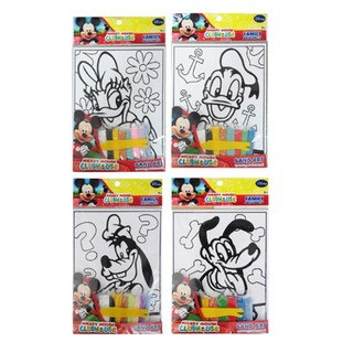 ดิสนีย์ ชุดประดิษฐ์โรยทรายสี 4แพ็ค/ชุด  Disney D.I.Y. Sand Art 4Pcs/Set. (DIY-SA/MK)