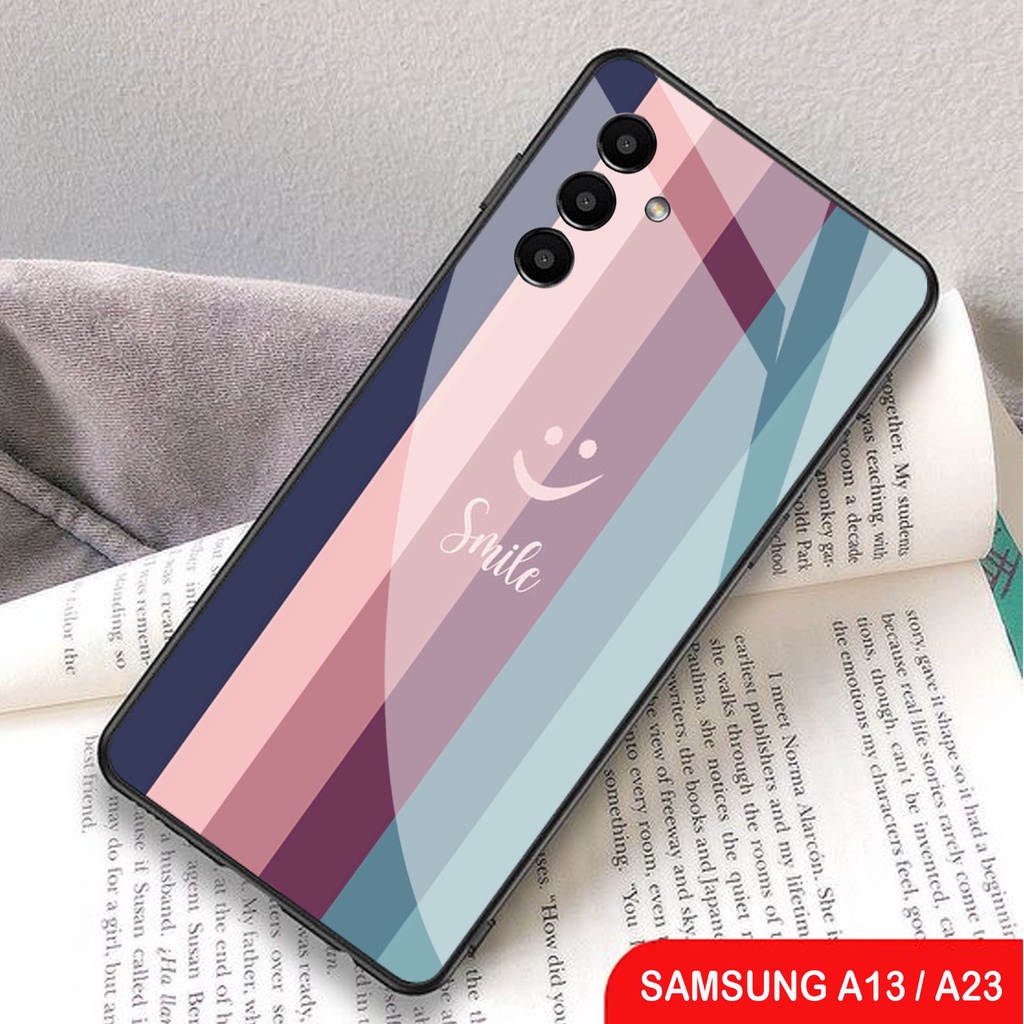 [N22] Samsung A23 A13 4G 5G Glass Softcase - เคส Samsung A23 A13 4G 5G Hp - เคส Samsung A23 A13 4G 5