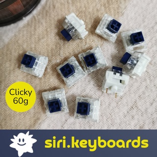 [พร้อมส่ง] [Clicky] NOVELKEYS x KAILH Box Navy Thick Clicks Switch 60g