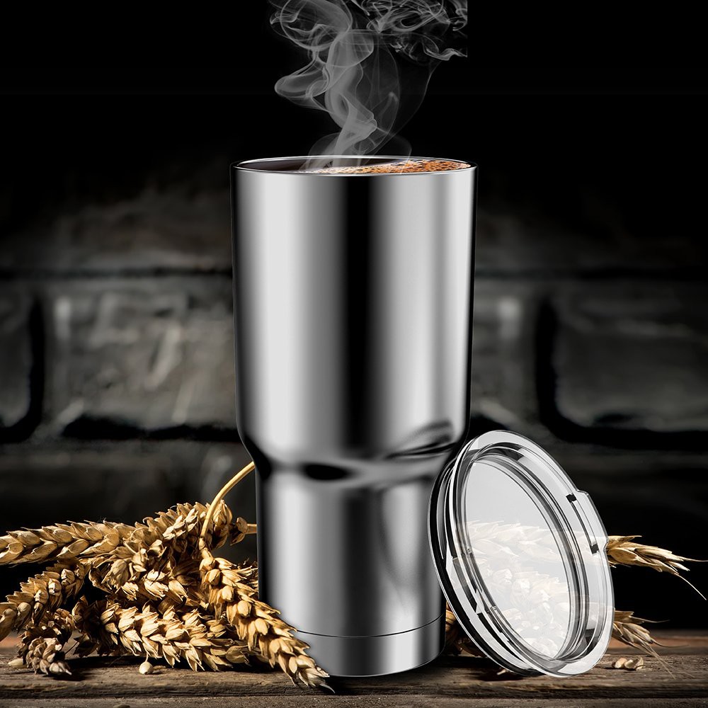 Custom logo Stainless Steel Double Wall Insulated Thermos Cup Vacuum ...