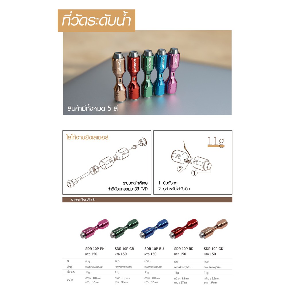 (ที่ชั่งทุ่น วัดระดับน้ำ)QUAPNI – รุ่น SDR-10P ที่วัดระดับน้ำ