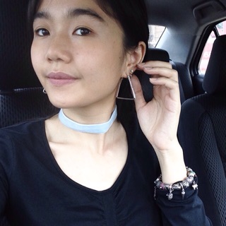 Tan Velvet Choker โชคเกอร์ กำมะหยี่ หรูหรา