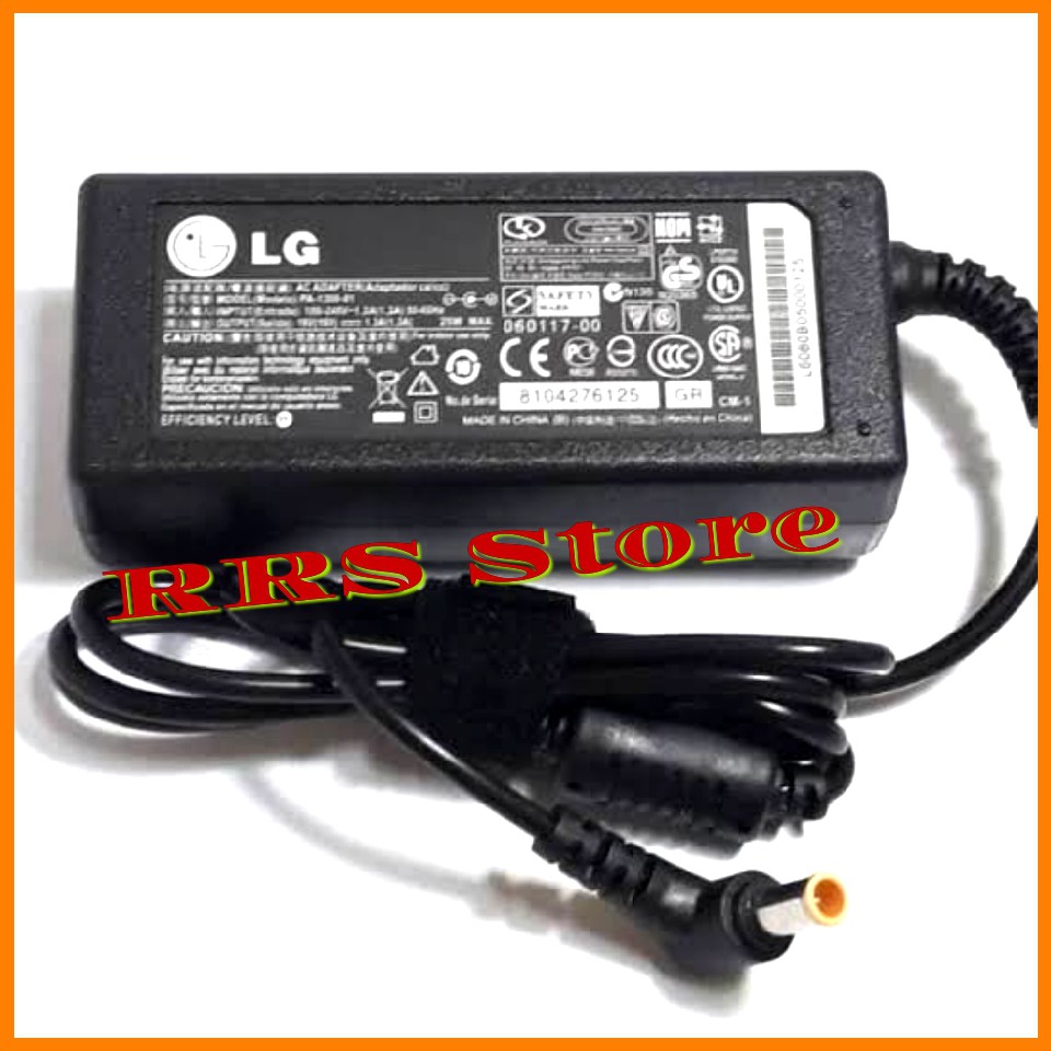 LG 19V 1 7a อะแดปเตอร์ LG TV MONITOR Adapter 19V 1.7A แจ็คเข็มใหม่ ORIGINAL BOSS LG E1642CA LG 16EN3