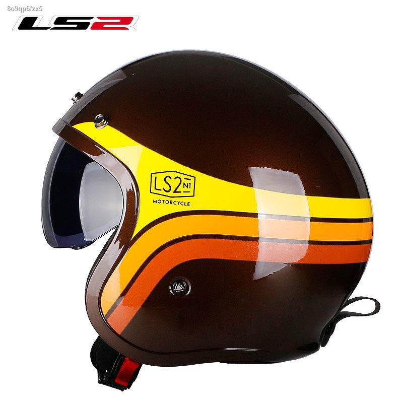 LS2 Half Helmet Electric Car Helmet Unisex General Summer Helmet Harley ...