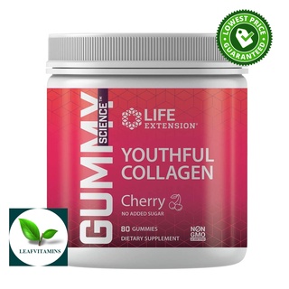 Life Extension Gummy Science™ Youthful Collagen (Cherry) / 80 gummies