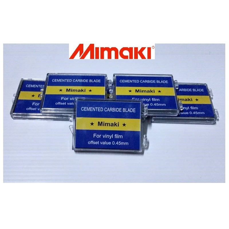 ใบมีดตัดสติ๊กเกอร์ ใบมีด สำหรับเครื่องตัดสติกเกอร์มิมากิ 30 45 60 องศา [แพค5ชิ้น/กล่อง] ( MIMAKI Blade )