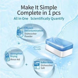 Dishwasher Tablet 8g*35 Seaways All in 1 เม็ด​น้ำยา​ล้างจาน​ชนิด​ก้อน​สำหรับ​เครื่องล้างจานขนาด​เล็ก​ xiaomi