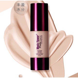 รองพื้นกันน้ำ Music flower photogenic overtime foundation oil free spf 25 #รองพื้น มิวสิคฟลาวเวอร์