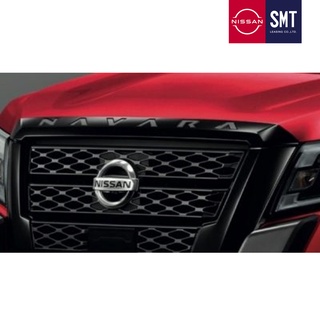 [อุปกรณ์ตกแต่งแท้ 100%] NEW NAVARA PRO-4X / PRO-2X โลโก้ฝากระโปรงหน้า  สีดำ Black