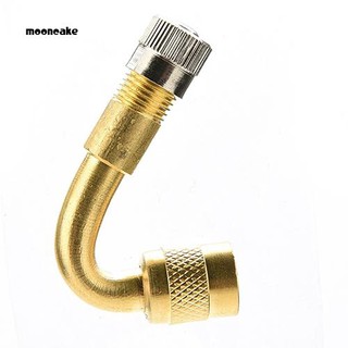 ☼Mooncake☼45 Degree Angle Tyre Valve Extension Motorcycle Car Bicycle Valve Adapter