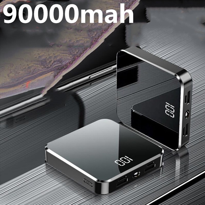 แท้100% Power Bank 90000mAh แบตสำรองมินิ แบตสำรองของแท้ พาวเวอร์แบงค์ แบตเตอรี่สำรอง