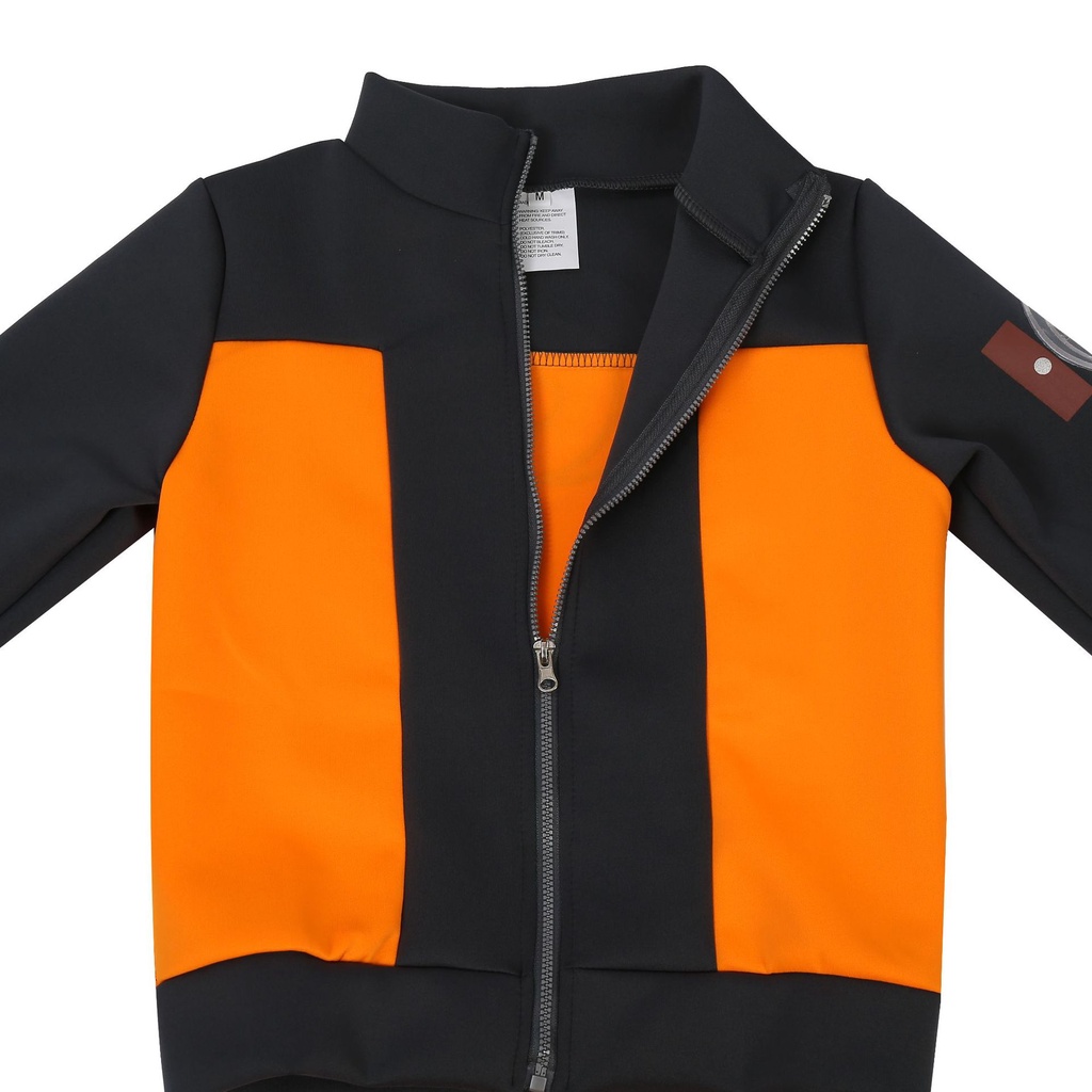 Boys Naruto Jacket Pants Children Movie Anime Characters Role Play Suit