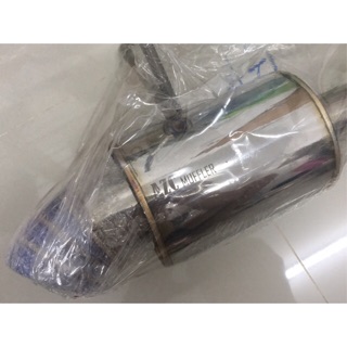 ท่อไอเสีย AZC Muffler ท่อน้าแจ่ม Honda Jazz Fit GK ปลายงุ้ม ปลายตรง