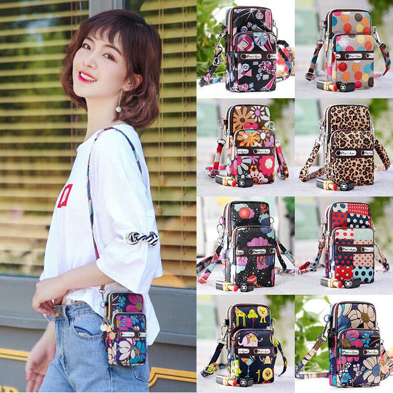 กระเป๋าถือกระเป๋าสะพายไหล่สำหรับใส่โทรศัพท์มือถือ Crossbody