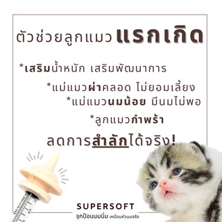 จุกป้อนนมซิลิโคน Pet nipple ป้อนนม สำหรับ แมว สุนัข กระต่าย จุกนม ใช้ได้ตั้งแต่แรกเกิด