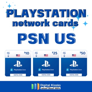 [USA] Playstation Network Card US PSN [ส่งเป็นโค้ด-อัตโนมัติบนแอป รับโค้ดทันทีหลังชำระเงิน]