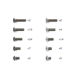 TAMIYA 47464 TD4 TITANIUM SCREW SET