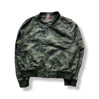 LILIAN Camo Bomber Jacket รอบอก 45”