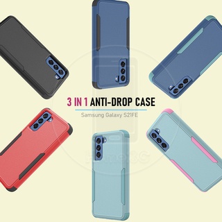 Samsung Galaxy S21 S21+ Plus Ultra FE S21FE เคสโทรศัพท์ ขอบ PC แข็ง หนา ด้านหลัง