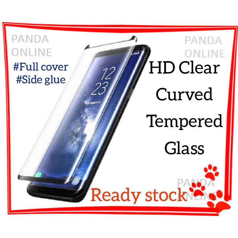 ฟิล์มกระจกนิรภัย ขอบโค้ง เต็มจอ 5D สําหรับ Samsung Galaxy Note9 Note8 Note FE S7Edge S8 S8Plus S9 S9Edge