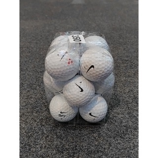 ลูกกอล์ฟ Nike (Second Hand Golf Balls) มือสอง เกรด C /D /Low สภาพ 50-70% จำนวน 12 ลูก / 1 แพ็ค