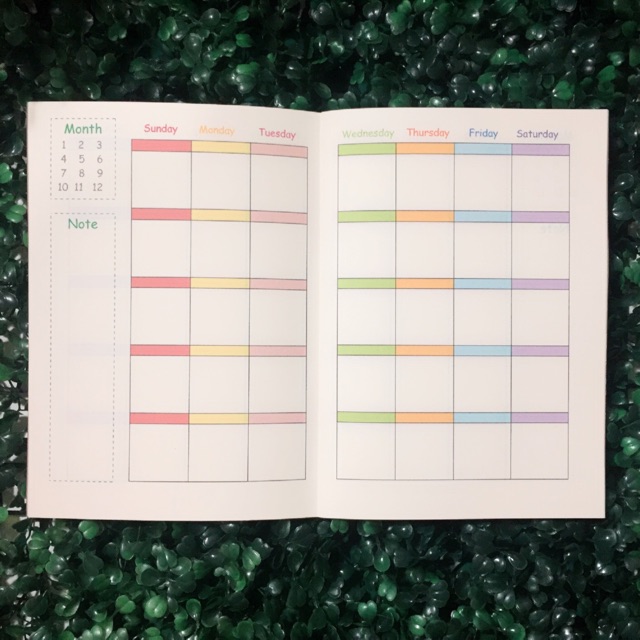แพลนเนอร์ 12 เดือน Calendar Planner ปี 2025-2026