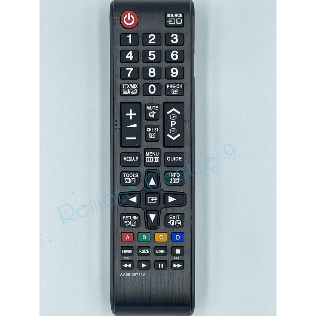 รีโมททีวี Samsung รุ่น AA59-00741A ( Media P./Menu/Guide/Tools/Info )