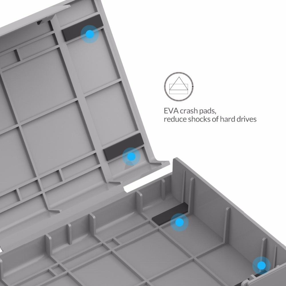 Orico เคส HDD SSD ป้องกันความชื้น สําหรับ HDD SSD ขนาด 3.5 นิ้ว