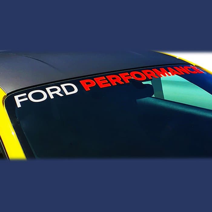 สติ๊กเกอร์ติดรถยนต์กระจก Ford performance