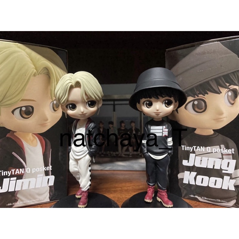 Qposket TinyTan BTS Jimin Jungkook ฟิกเกอร์ของแท้ figure