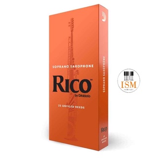 Rico ลิ้นโซปราโน แซกโซโฟน กล่องส้ม Soprano saxophone reeds orange box NO.3 (กล่อง 2