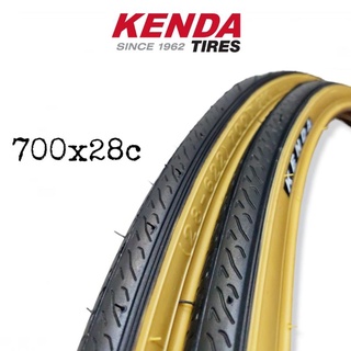 Kenda ยางนอก 700x28c Gumwall 700x28c สีน้ําตาล สําหรับติดผนัง RB