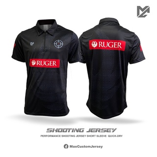 Max Custom Jersey เสื้อยิงปืนแบบใหม่ RUGER