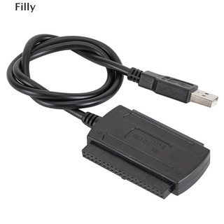 [Filly] Usb 2.0 To Ide Sata อะแดปเตอร์แปลงสายเคเบิ้ลสําหรับฮาร์ดไดรฟ์ Hd Iouq 2.5 3.5 นิ้ว