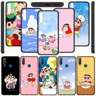 เคสโทรศัพท์มือถือ ซิลิโคนนิ่ม ลายการ์ตูนชินจัง B-ECY74 สําหรับ Samsung Galaxy A12 A20 A30 A20S A30S A50S A50