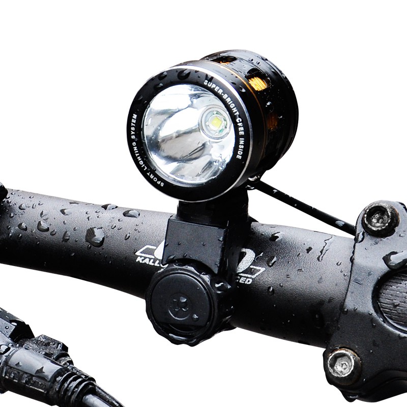 XANES XL07 1000LM T6 ไฟจักรยานด้านหน้า IP65 มุมมองกว้าง 120 องศา โคมไฟ Headlamp