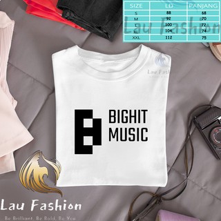 Lau เสื้อยืดแขนสั้น พิมพ์ลาย Baju Kaos Korea BH Music Tee โอเวอร์ไซซ์ S-XXL แฟชั่นสําหรับผู้ชาย และผู้หญิง