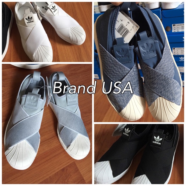 (พร้อมกล่อง) New Slip-On Superstar พร้อมส่ง!!! Adidas