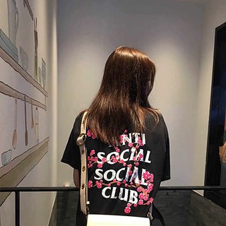 เสื้อยึด แบรนด์ ASSC.ANTI SOCIAL SOCIAL CLUB คอกลม รูปอักสร