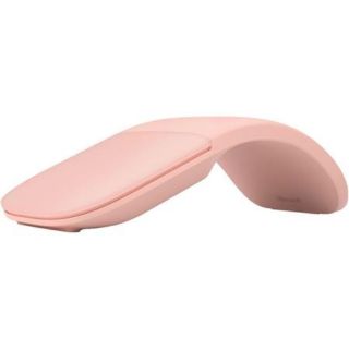 Microsoft Arc Mouse Bluetooth Ultra-slim lightweight - Soft Pink (สีชมพูอ่อน) ไมโครซอฟท์ เม้าส์ บลูทูธ -ELG-000xx