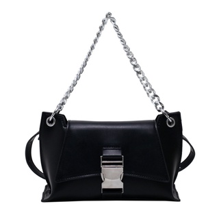 IELGY french niche high-end thick chain commuter messenger small square bag women