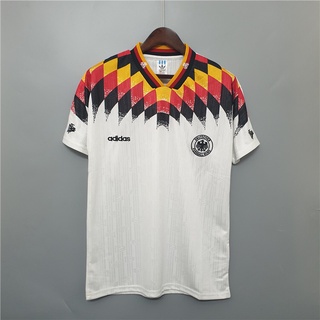 เสื้อกีฬาแขนสั้น ลายทีมชาติฟุตบอล Reteo germany 1994 ชุดเหย้า