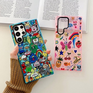 เคสโทรศัพท์ซิลิโคน แบบนิ่ม ลาย Fun Friends สําหรับ Samsung Galaxy S23 S21 S22 Plus Ultra