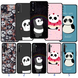 เคสโทรศัพท์ซิลิโคน TPU แบบนิ่ม ลาย BHZ101 แพนด้า สําหรับ VIVO Y11 Y12 Y15 Y17 Y20 Y55 Y55s Y69 Y71 Y81 Y81s Y91 Y91C Y93 Y95