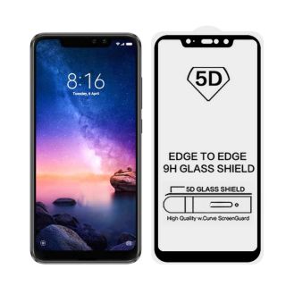 กาวเต็ม Xiaomi Redmi Note 6 Pro /Poco Phone F1 Full Glue Full Cover Tempered Glass